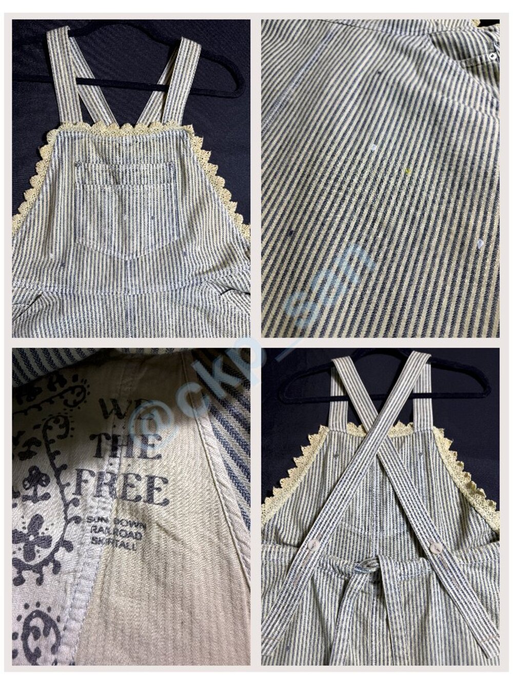 NWOT Free People Sundown Railroad Skirtall Sz S - Picture 5 of 15
